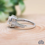 Load image into Gallery viewer, Round Halo Diamond Engagement Ring - Lab Grown