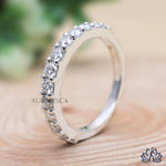 Load image into Gallery viewer, Round Channel Set Diamond Band - Lab Grown