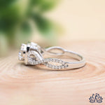 Load image into Gallery viewer, Round Halo Diamond Engagement Ring (Vintage Style) - Lab Grown