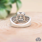 Load image into Gallery viewer, Round Halo Diamond Statement Ring - Lab Grown