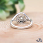 Load image into Gallery viewer, Round Twist Halo Diamond Ring - Lab Grown