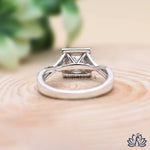 Load image into Gallery viewer, Princess Halo Diamond Engagement Ring - Lab Grown