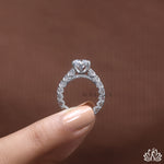 Load image into Gallery viewer, Round Halo Diamond Engagement Ring - Lab Grown