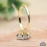 Load image into Gallery viewer, Marquise Solitaire Diamond Ring - Lab Grown