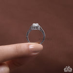 Load image into Gallery viewer, Round Halo Diamond Engagement Ring - Lab Grown