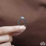 Load image into Gallery viewer, Heart Halo Diamond Engagement Ring - Lab Grown