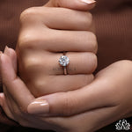 Load image into Gallery viewer, Round Solitaire Diamond Engagement Ring - Lab Grown