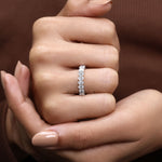 Load image into Gallery viewer, Oval Diamond Eternity Ring - Lab Grown