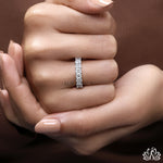 Load image into Gallery viewer, Radiant Eternity Diamond Ring - Lab Grown