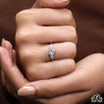 Load image into Gallery viewer, Heart Cut Diamond Eternity Ring - Lab Grown