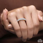 Load image into Gallery viewer, Radiant Eternity Diamond Ring - Lab Grown