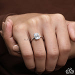 Load image into Gallery viewer, Emerald Stone Diamond Ring - Lab Grown