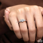 Load image into Gallery viewer, Heart Cut Diamond Eternity Ring - Lab Grown