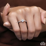 Load image into Gallery viewer, Princess Solitaire Diamond Ring - Lab Grown
