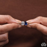 Load image into Gallery viewer, Emerald Solitaire Diamond Ring (Classic) - Lab Grown