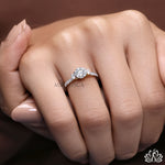 Load image into Gallery viewer, Round Three Stone Diamond Ring - Lab Grown