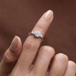 Load image into Gallery viewer, Round Three Stone Diamond Ring - Lab Grown