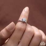 Load image into Gallery viewer, Round Solitaire Diamond Ring - Lab Grown