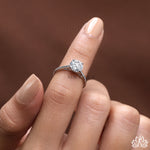 Load image into Gallery viewer, Round Solitaire Diamond Ring (Minimal Band) - Lab Grown