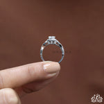 Load image into Gallery viewer, Round Halo Diamond Engagement Ring (Vintage Style) - Lab Grown