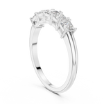 Load image into Gallery viewer, Elegant Princess Cut Diamond Five Stone Anniversary Ring with Shared Prong Setting - AJR1078