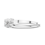 Load image into Gallery viewer, Elegant Princess Cut Diamond Five Stone Anniversary Ring with Shared Prong Setting - AJR1078