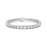 Load image into Gallery viewer, Elegant Round Diamond Statement Tennis Bracelet In Four Prong Set  - AJBR1012