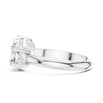 Load image into Gallery viewer, Toi et Moi Pear with Round Cut Diamond Engagement Ring - AJR1046