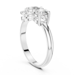 Load image into Gallery viewer, Toi et Moi Pear with Round Cut Diamond Engagement Ring - AJR1046