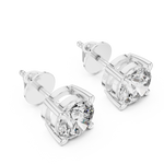 Load image into Gallery viewer, Round Cut Solitaire Stud Earrings - AJER1007