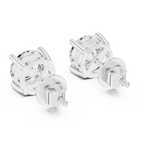 Load image into Gallery viewer, Round Cut Solitaire Stud Earrings - AJER1007
