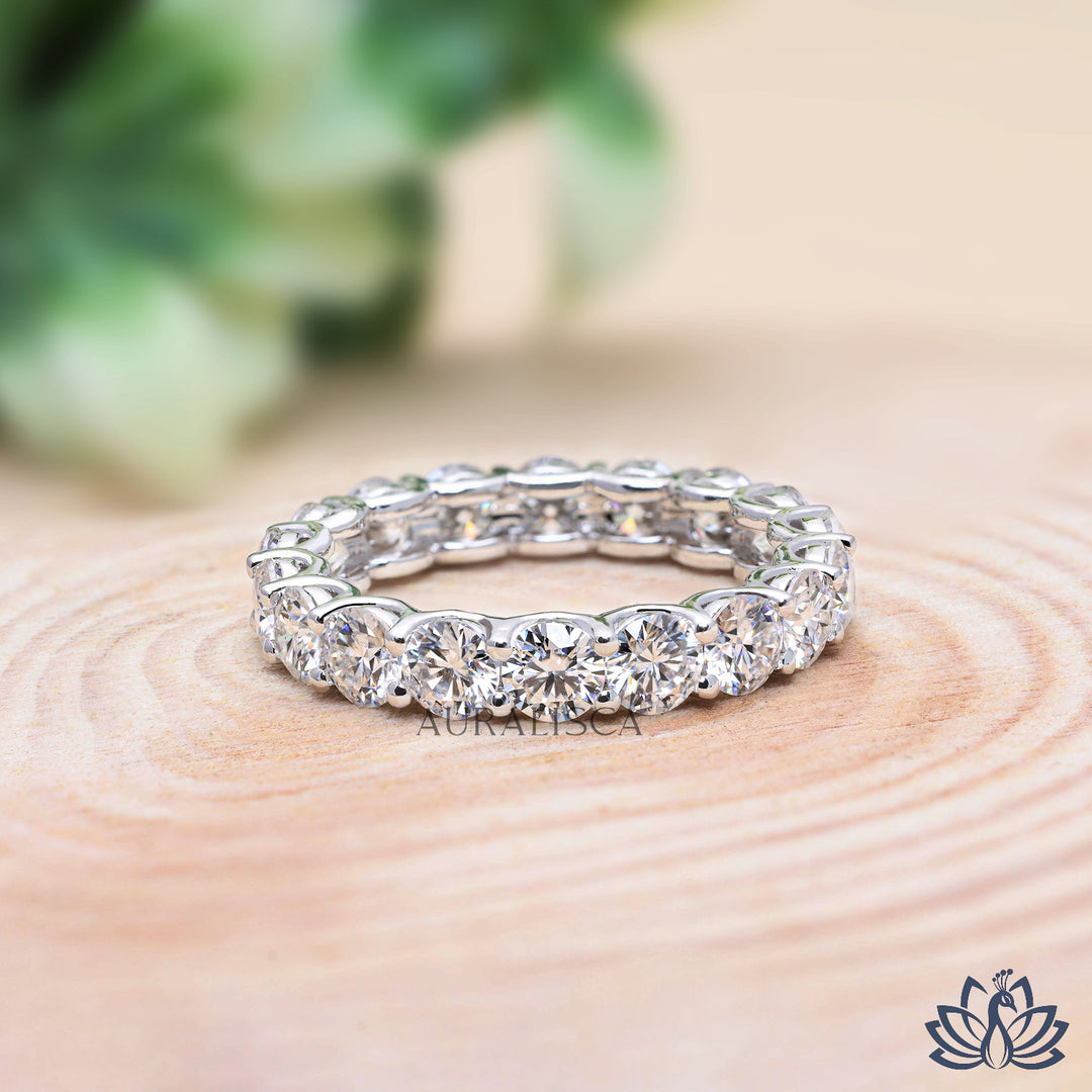 Round Eternity Diamond Ring - Lab Grown