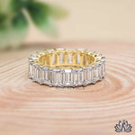 Load image into Gallery viewer, Radiant Eternity Diamond Ring - Lab Grown