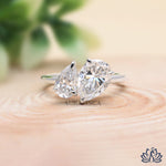 Load image into Gallery viewer, Pear Toi et Moi Diamond Ring - Lab Grown