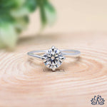 Load image into Gallery viewer, Round Solitaire Diamond Ring - Lab Grown
