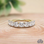 Load image into Gallery viewer, Round Half Eternity Diamond Ring - Lab Grown