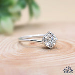Load image into Gallery viewer, Round Solitaire Diamond Ring - Lab Grown