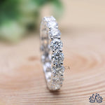 Load image into Gallery viewer, Round Eternity Diamond Ring - Lab Grown