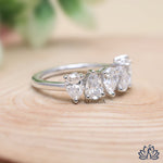 Load image into Gallery viewer, Pear Multi Stone Diamond Ring - Lab Grown