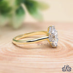 Load image into Gallery viewer, Marquise Solitaire Diamond Ring - Lab Grown