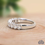 Load image into Gallery viewer, Oval Diamond Eternity Ring - Lab Grown