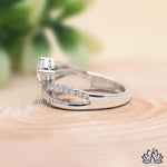 Load image into Gallery viewer, Round Twist Diamond Ring (Modern Design) -  Lab Grown