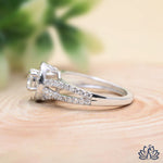 Load image into Gallery viewer, Round Halo Diamond Engagement Ring (Double Halo) - Lab Grown
