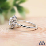 Load image into Gallery viewer, Round Cluster Diamond Ring (Floral Design) - Lab Grown