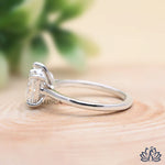 Load image into Gallery viewer, Pear &amp; Radiant Two Stone Diamond Ring - Lab Grown