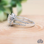 Load image into Gallery viewer, Round Halo Diamond Ring - Lab Grown