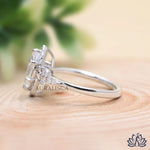 Load image into Gallery viewer, Marquise Halo Diamond Engagement Ring - Lab Grown