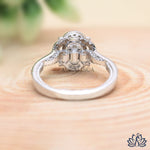 Load image into Gallery viewer, Round Vintage Halo Diamond Ring - Lab Grown