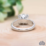 Load image into Gallery viewer, Asscher Designer Diamond Ring (Twist Band) - Lab Grown