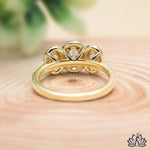 Load image into Gallery viewer, Oval Three Stone Diamond Ring (Gemstone Style) - Lab Grown